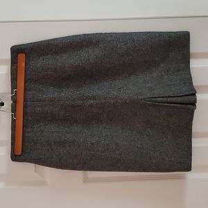 Grey Midi Pencil Skirt